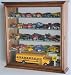 Mirrored back Hot Wheels / Matchbox / Diecast / Train Display Case Cabinet, Walnut