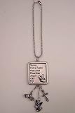 41QV3WXG12L. SL160  Never Drive Faster Than Your Guardian Angel Can Fly Car Charm