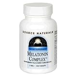 Source Naturals Melatonin Complex Sublingual Peppermint, 100 tablets (Pack of 2)