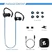 SoundPEATS Bluetooth Headphones in Ear Wireless Earbuds 4.1 Magnetic Stereo Bluetooth Earphones for Sport with Mic (Upgraded 7 Hours Play Time, Secure Fit, Noise Resistance, Sweatproof) (Blue)