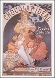 Chocolat Ideal, Art Poster by Alphonse Marie Mucha