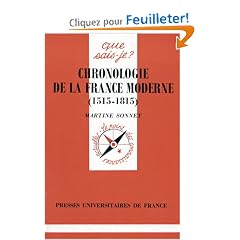 1515-1815 Chronologie de la France moderne