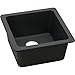 Elkay Quartz Classic ELG1515BK0 Black Single Bowl Dual Mount Sink