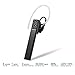 PLAY X STORE Wireless Lightweight Headphone Mini Universal Headset with Microphone - Black
