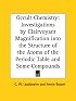 Occult Chemistry: Investigations by Clairvoyant Magnification into the Structure of the Atoms of the Periodic Table and Some Compounds