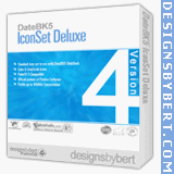 DateBK5 IconSet Deluxe - ENGLISH downloadable Software
