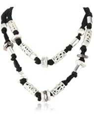 Kenneth Cole New York "Limelight" Crystal Cut-Out 2 Row Long Necklace, 24"