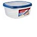 Rubbermaid FG5168C3EBLUE Flex & Seal Square 8-Cup Food Storage Container