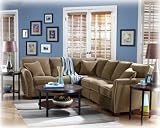 Paradox Cocoa Sectional By Ashley Furniture With Silver Shipping
