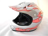 Youth Motocross ATV or Motorcycle Helmet Pink, Large