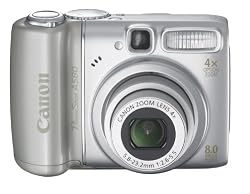 Canon PowerShot A580 8MP Digital Camera with 4x Optical Zoom