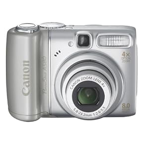 Buy Canon PowerShot A580 8MP Digital Camera with 4x Optical Zoom with best Price