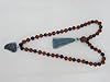 Yoga Japamala Rudraksha Sodalite Mala Meditation Prayer 54 + 1 with Pendant