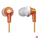 Panasonic RPHJE120D In-Ear Headphone, Orange