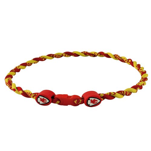Eagles Wings Kansas City Chiefs Youth Titanium Twist Necklace