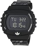 Adidas Men`s ADH6122 NYC Printed Black and Grey Digital Watch