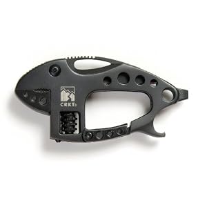 Columbia River Knife and Tool 9075K 2-1 9-Inch Multi-Tool Lil Guppie Knife, Black by