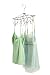 Honey-Can-Do DRY-01102 Hanging Clothes Drying Rack Hanger Holds 12 Pieces, Chrome