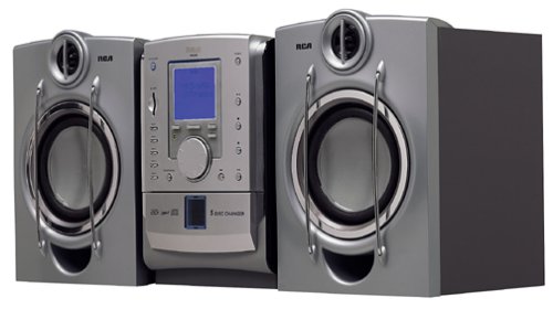 RCA RS2052 Compact Bookshelf System with Lyra 128 MB MP3 Player