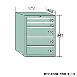 大阪製罐 ライゼットキャビネット レッド 幅×奥行×高さ:473×485×641mm （LZ6023R）