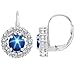 CandyGem 925 Sterling Silver Lab Created Round title=