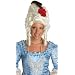 Wei�e Per�cke im Mittelalterstil