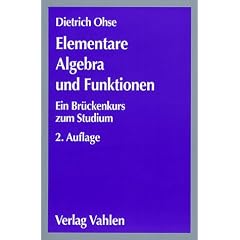 Elementare Algebra und Funktionen: Ein Br�ckenkurs zum Hochschulstudium