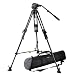 Bogen / Manfrotto Pro Video Kit w/351MVB2 Aluminum Tripod Legs, 501 Pro Fluid Head, 75mm Half Ball, Spreader, Shoes & MBAG90P Padded Case