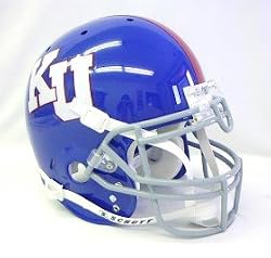 Kansas Jayhawks Schutt Authentic Full Size Helmet - College Athletics Sports Merchandise