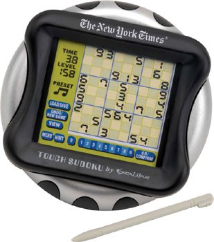 Childrens Toyshop  Toys : Excalibur NY53 The New York Times Executive Touch Screen Sudoku