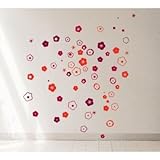 Domestic Tapetensticker poppies 3couleurs