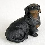 Dachshund Miniature Dog Figurine – Black & Tan