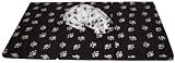 hinged dog bed 46'' x 28'' x 1.6'' in black #2027-A462