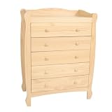 Delta Children's Products Newport 5 Drawer Dresser in Natural