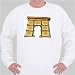 Sweatshirt with Arc de Triumphe, gateway, international