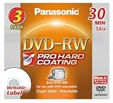Produkt-Bild: Panasonic LM-RW30E3 DVD-Rohling 8 cm DVD-RW 1,4 GB Pro Hard Coating Gold
