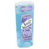 Secret Scent Expressions Platinum Anti-Perspirant/Deodorant, Clear Gel, French Lavender, 2.7-Ounces (Pack of 4)