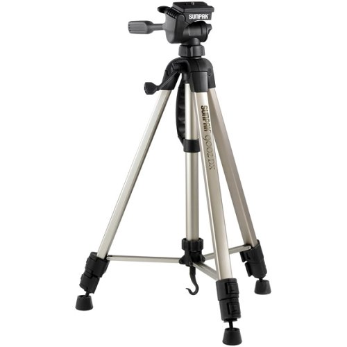 Sunpak 9002DX Tripod with 3-Way Quick-Release Pan Head