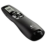 Wireless Presenter w/Laser Pointer - 50ft Projection, Matte Black(sold individuall)
