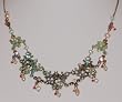 Pastel Flower Necklace with Earrings