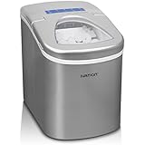 Ivation Portable Ice Maker w/Easy-Touch Buttons for Digital Operation - 2 Selectable Cube Sizes - Yield Up To 26.5 Pounds of Ice Daily