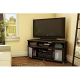 South Shore City Life Collection Corner TV Stand, Chocolate