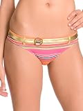 Guess - GUESS Sizzle Stripe Belted Retro Pant