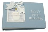 *  Baby s First Birthday   - Boy s Photo Album (Holds 72 Photos)