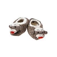 Sock Monkey Slippers Infant Sizes 2-3
