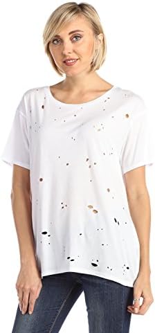 BASIC BOYFRIEND T-SHIRT (SMALL, WHITE)