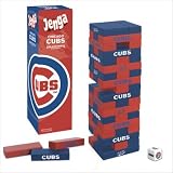 USAopoly JENGABBCHIC MLB Baseball Jenga Game - Chicago Cubs