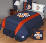 Illinois Fighting Illini NCAA Bedding - Sidelines Complete Set