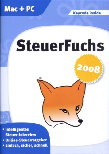 Childrens Toyshop  Software : Steuerfuchs 2008 (PC+MAC)