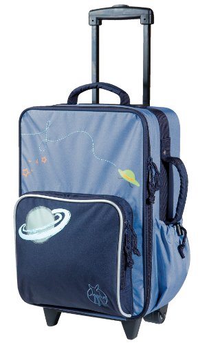 Lassig Kids Trolley/Suitcase, Sporty Ufo Blue